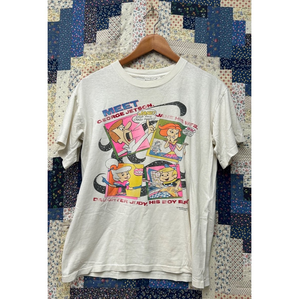 Vintage 1989 80s The Jetsons Cartoon Single Stitch T Shirt Size Medium